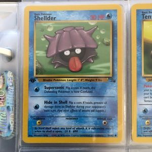 1990’s rare vintage 1st edition Shellder Pokémon card 54/62